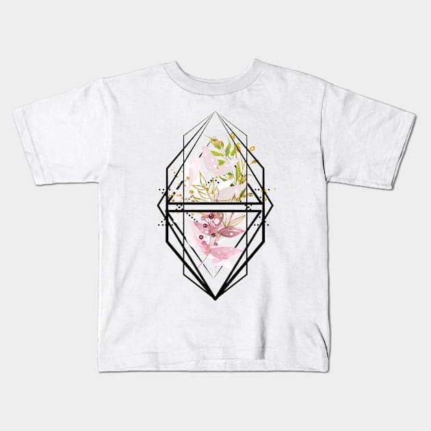 Boho Style Art Kids T-Shirt by BWXshirts